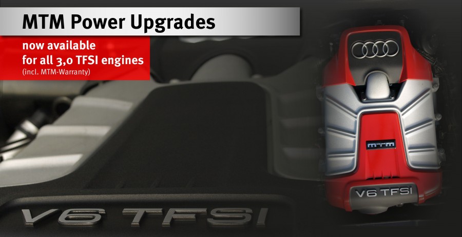 MTM performance upgrades now available for all 3,0 TFSI engines!