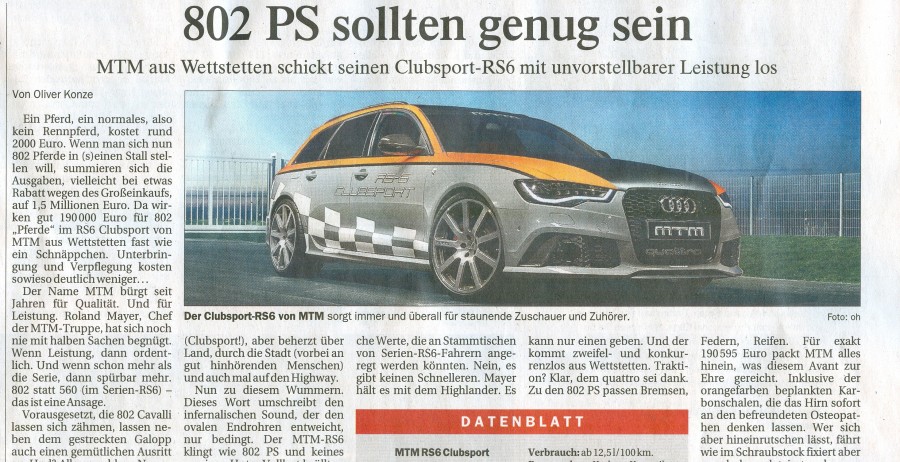 MTM RS6