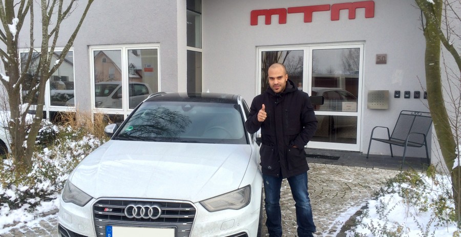 Have fun with your Audi S3 8V and 360 PS - David Odonkor